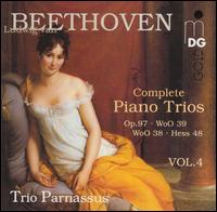Beethoven: Complete Piano Trios, Vol. 4 von Trio Parnassus