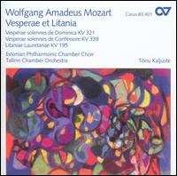 Mozart: Vesperae et Litania von Estonian Philharmonic Chamber Choir