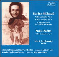 Milhaud: Cello Concertos Nos. 1 & 2; Saint-Saens: Cello Concerto No. 1 von Marc Drobinsky