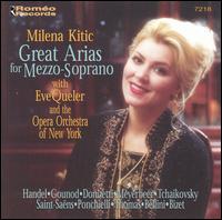 Great Arias for Mezzo-Soprano von Milena Kitic