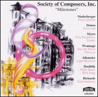 Society of Composers, Inc.: Milestones von Various Artists
