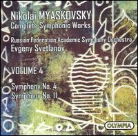 Myaskovsky: Symphonies Nos. 4 & 11 von Evgeny Svetlanov