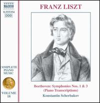Liszt: Piano Transcriptions of Beethoven's Symphonies Nos. 1 & 3 von Konstantin Scherbakov