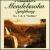 Mendelssohn: Symphony No. 1 & No. 4 "Italian" von Various Artists