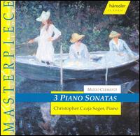 Muzio Clementi: 3 Piano Sonatas von Christopher Czaja Sager
