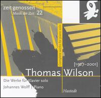 Thomas Wilson: Die Werke für Klavier solo von Various Artists