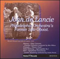 John de Lancie, Philadelphia Orchestra's Former Solo Oboist von John de Lancie