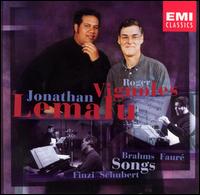 Songs: Brahms, Fauré, Finzi, Schubert von Jonathan Lemalu