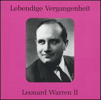 Lebendige Vergangenheit: Leonard Warren, Vol. 2 von Leonard Warren
