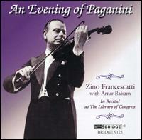 An Evening of Paganini von Zino Francescatti