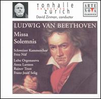 Beethoven: Missa solemnis von David Zinman