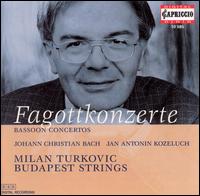 J.C. Bach, J.A. Kozeluch: Bassoon Concertos von Milan Turkovic