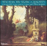 Mendelssohn: String Quartets "1823", Op. 44/2, Op. 80 von Coull String Quartet