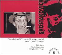 Shostakovich: String Quartets Nos. 1 & 2; Piano Quintet von Various Artists