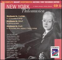 The Complete Mozart Divertimentos: Historic First Recorded Edition, CD1 von New York Philomusica
