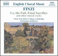 Finzi: Lo, the Full, Final Sacrifice and Other Choral Works von King's College Choir of Cambridge