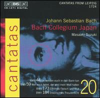 Bach: Cantatas BWV 44, 59, 173, 184 von Bach Collegium Japan Chorus
