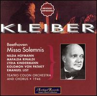 Beethoven: Missa Solemnis von Erich Kleiber