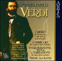 Unpublished Verdi von Fausto Pedretti