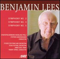 Benjamin Lees: Symphony No. 2; Symphony No. 3; Symphony No. 5 von Various Artists
