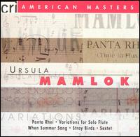 Chamber Works of Ursula Mamlok von Ursula Mamlok