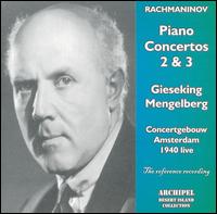 Rachmaninov: Piano Concertos 2 & 3 von Willem Mengelberg