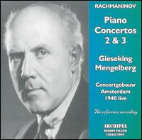 Rachmaninov: Piano Concertos 2 & 3 von Willem Mengelberg