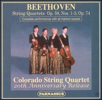 Beethoven: String Quartets, Op. 59, Nos. 1-3 & Op. 74 von Colorado String Quartet