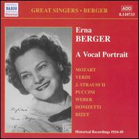 Erna Berger: A Vocal Portrait von Erna Berger