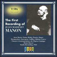 The First Recording of Massenet's Manon von Henri Büsser