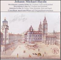 Johann Michael Haydn: Divertimenti; Quintetto von Concilium Musicum, Vienna