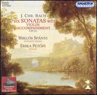 J. Chr. Bach: Six Sonatas with Violin Accompaniment, Op. 10 von Miklós Spányi