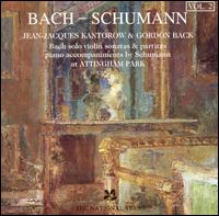 Bach-Schumann, Vol. 2 von Jean-Jacques Kantorow