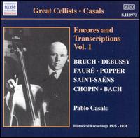 Encores and Transcriptions, Vol. 1 von Pablo Casals