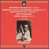 Sofronitsky Plays Beethoven, Prokofiev, Liszt, Chopin von Vladimir Sofronitsky