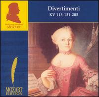 Mozart: Divertimenti KV 113-131-205 von Various Artists