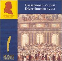 Mozart: Cassationen KV 63 & 99; Divertimento KV 251 von Various Artists