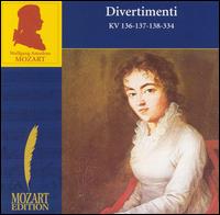 Mozart: Divertimenti KV 136-137-138-334 von Various Artists