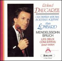 Mendelssohn, Bruch: Les deux concertos pour violon von Roland Daugareil