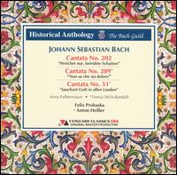 Bach: Cantatas Nos. 202, 209, 51 von Felix Prohaska