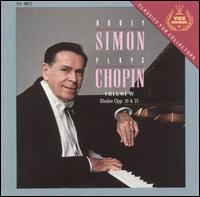 Abbey Simon Plays Chopin, Vol. 4: Etudes, Opp. 10 & 25 von Abbey Simon