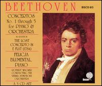 Beethoven: Piano Concertos No. 1 through 5; The Lost Concerto in E Flat von Felicja Blumental