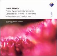 Frank Martin: Petite Symphonie Concertante, etc. von Armin Jordan