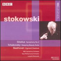 Sibelius: Symphony No. 2; Tchaikovsky: Sleeping Beauty Suite; Beethoven: Egmont Overture von Leopold Stokowski