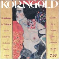 Korngold: Symphony in F Sharp von Timothy Vernon