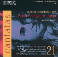 J. S. Bach: Cantatas BWV 65, 81, 83 von Bach Collegium Japan Chorus