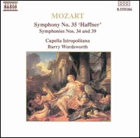 Mozart: Symphony No. 35 'Haffner'; Symphonies Nos. 34 and 39 von Barry Wordsworth