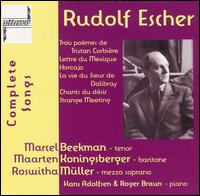 Rudolf Escher: Complete Songs von Various Artists