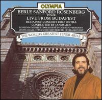 Berle Sanford Rosenberg Live from Budapest von Berle Sanford Rosenberg