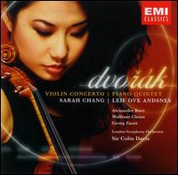 Dvorák: Violin Concerto; Piano Quintet von Sarah Chang